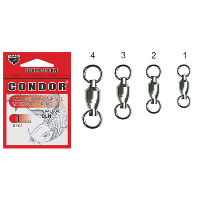 Ball Bearing Swivel With Solid Ring