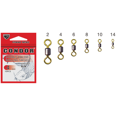 Double Color Rolling Swivel